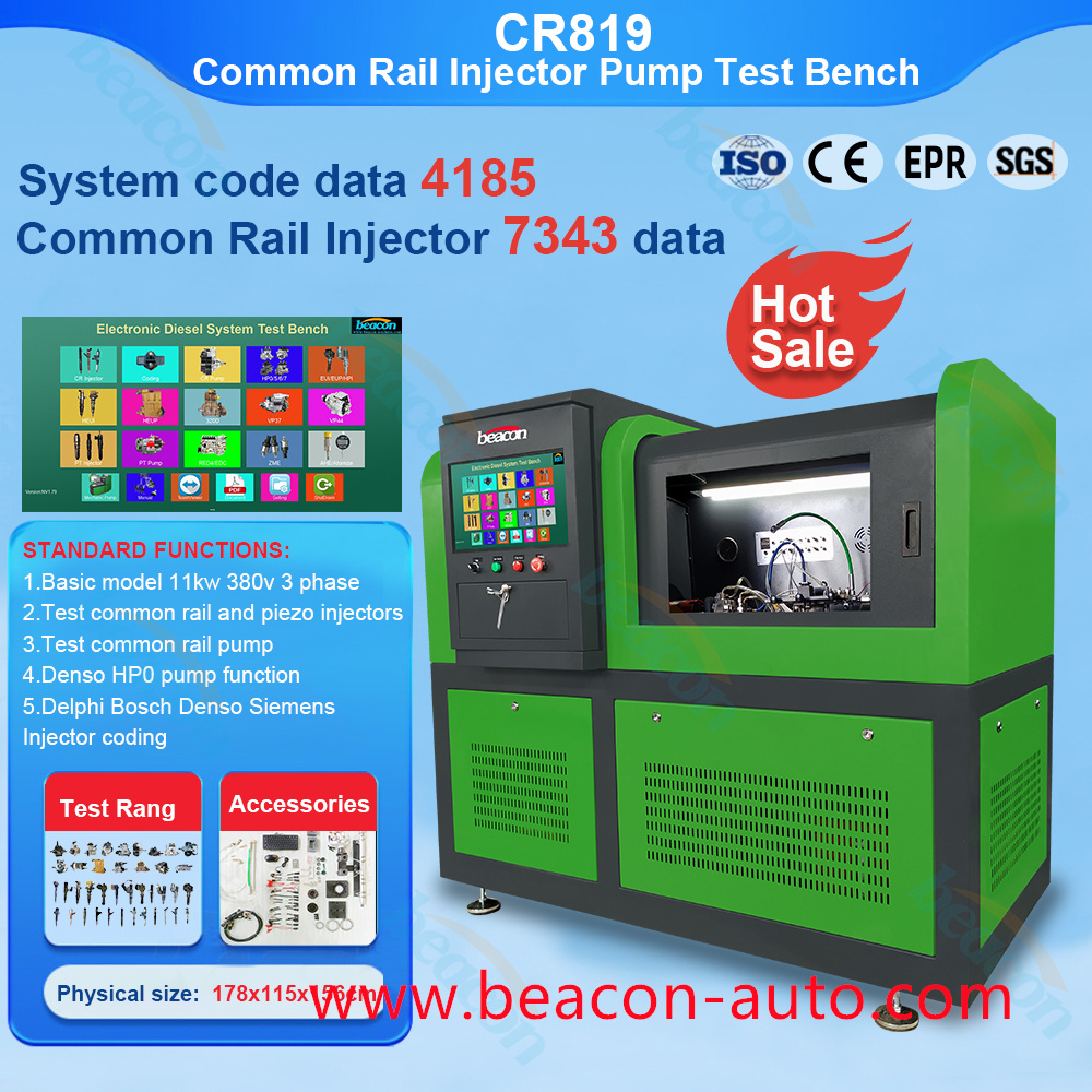 Стенд для испытания дизельных инжекторных насосов Common Rail CR819