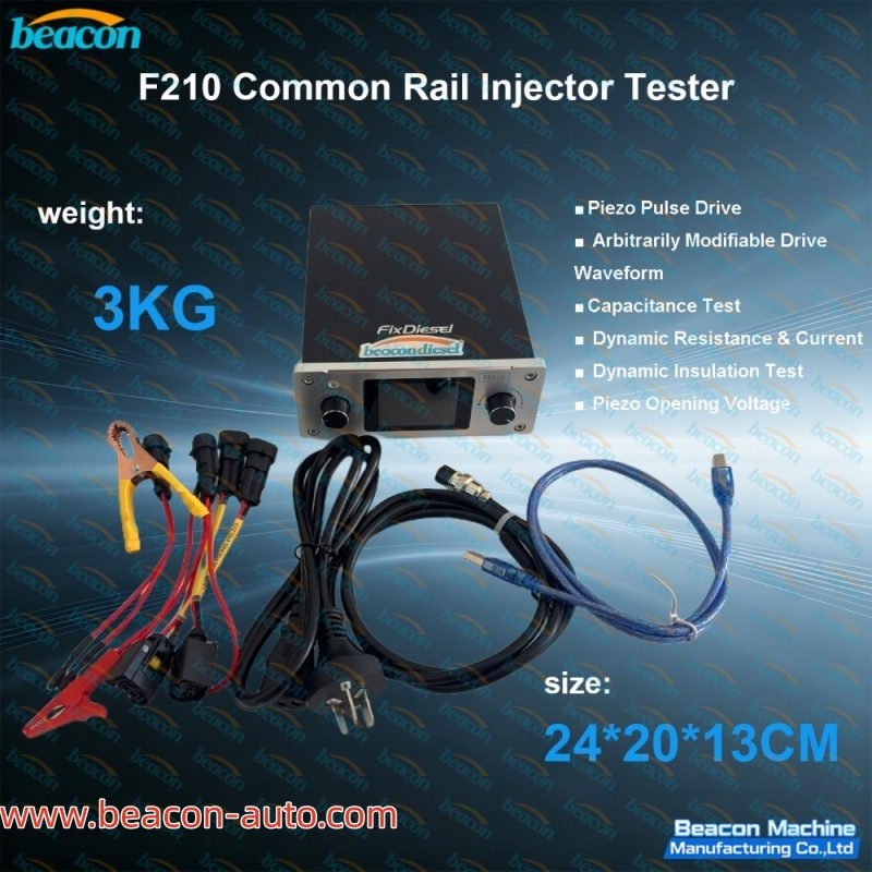 Тестер пьезоэлектрических форсунок дизельных двигателей Common Rail F210