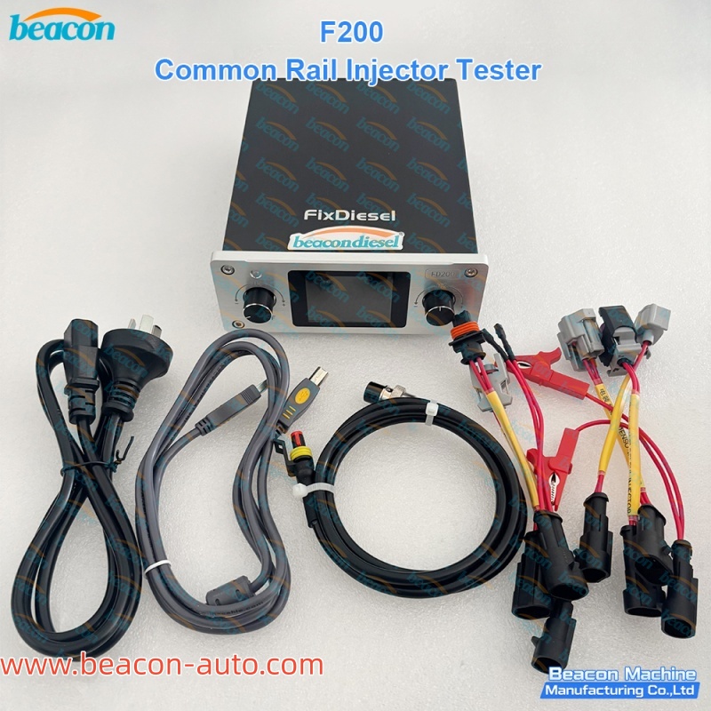 Тестер дизельных форсунок системы Common Rail F200 с функцией измерения AHE Тестер дизельных форсунок системы Common Rail F200 с функцией измерения AHE