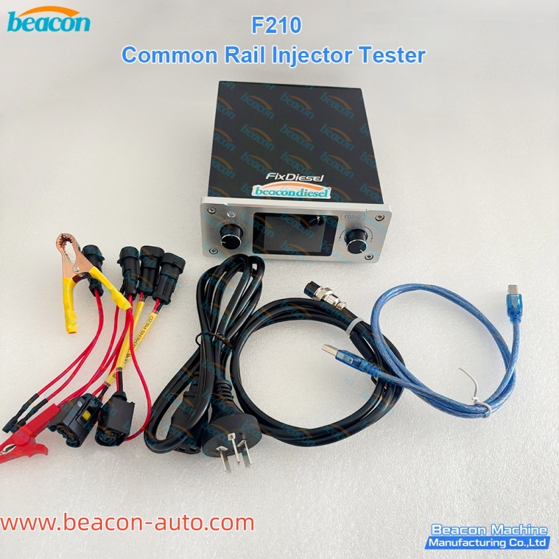 Тестер пьезоэлектрических форсунок дизельных двигателей Common Rail F210 Тестер пьезоэлектрических форсунок дизельных двигателей Common Rail F210