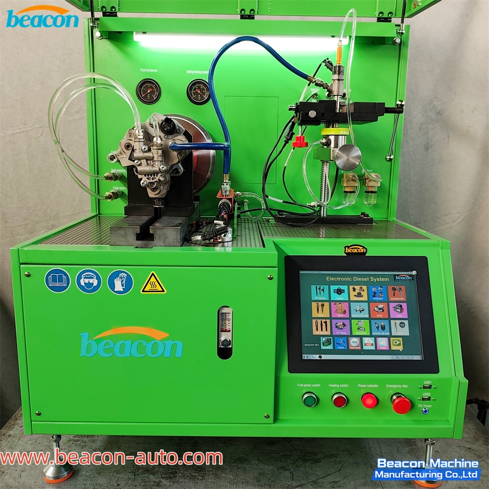 Рабочая зона испытательного стенда Common Rail CR217