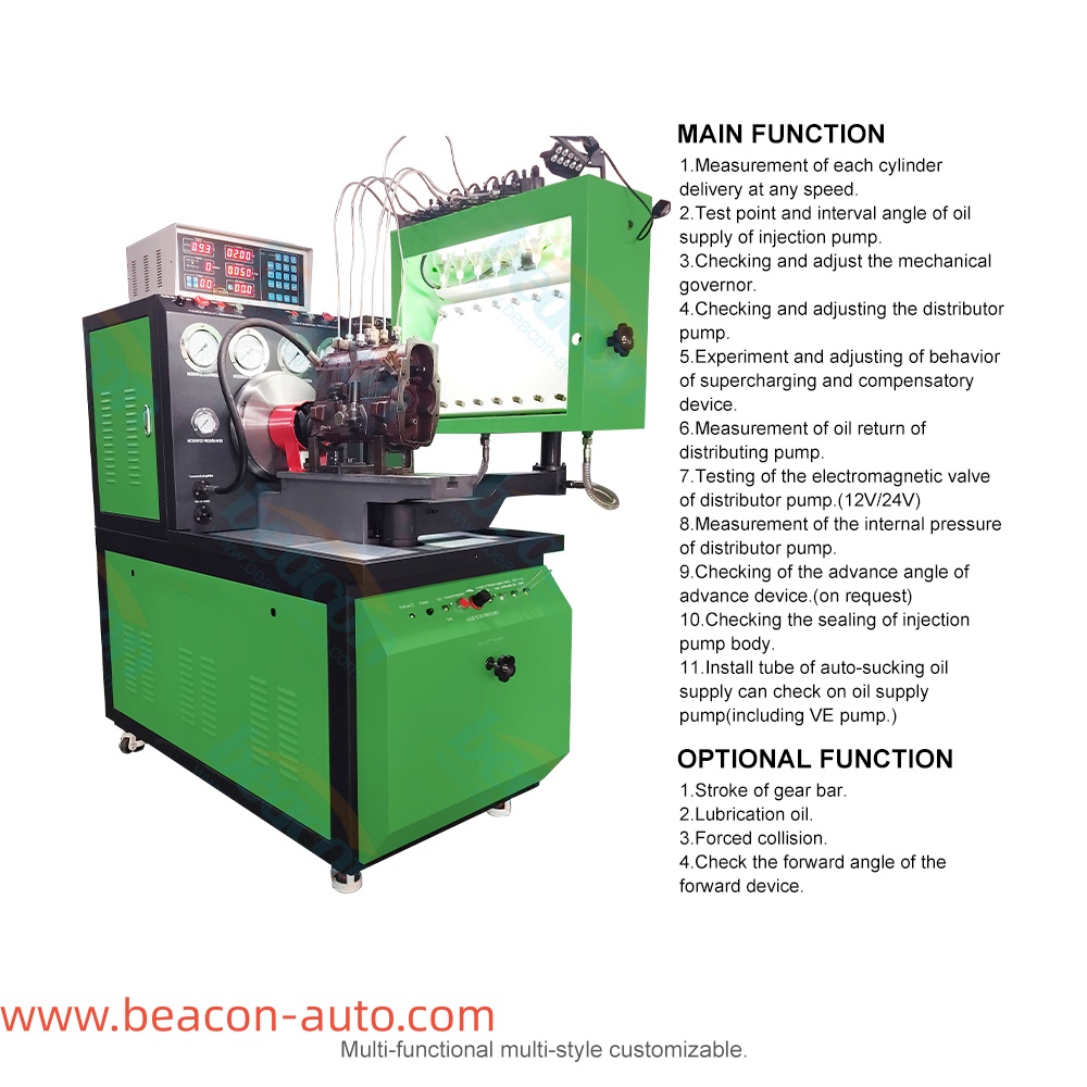 MINI12PSB-X  Стенд для калибровки и испытания дизельных топливных насосов высокого давления.